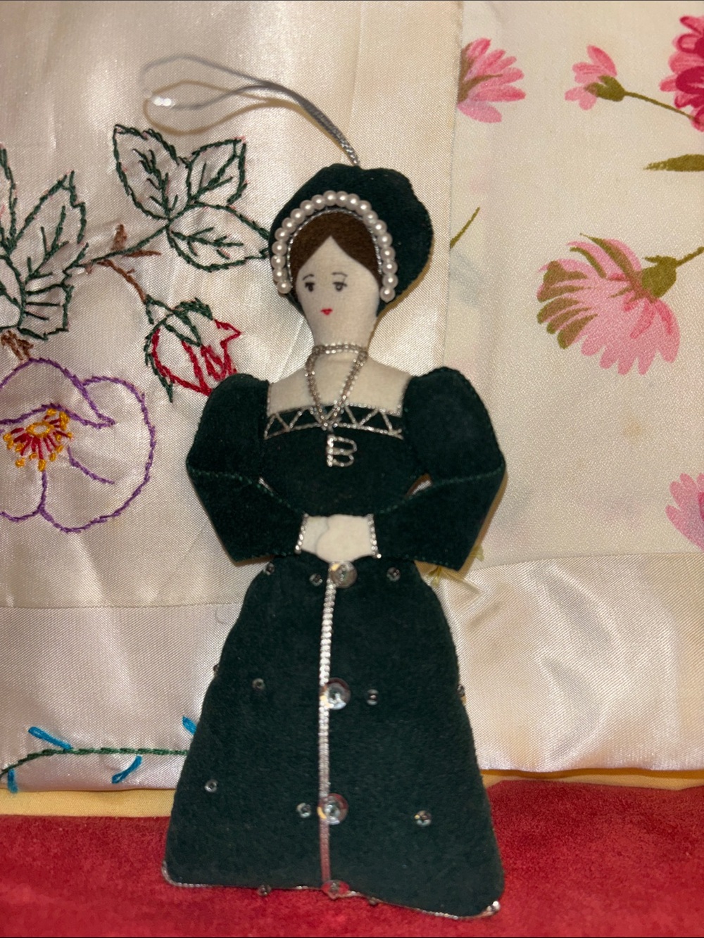 Vintage St Nicolas Anne Boleyn Ornament!